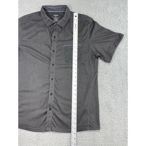 Kuhl Shirt Men Large Wildfibre Twill Short Sleeve Button-up Cotton RN 108846 - Picture 4 of 13